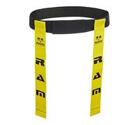 Cinture da rugby ed etichette - Set di 10 cinture e 20 etichette - disponibile in 6 colori - 2 taglie, Yellow