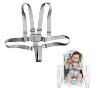 Cinture di sicurezza per seggiolone, cinture di sicurezza di ricambio, cinture di sicurezza per bambini a 5 punti, cinghie convertibili per seggiolone/passeggino/passeggino