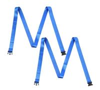 Cinture Per Yoga E Stretching | 2 Pezzi Equipaggiamento Regolabile Per Allenamento,La Cintura per Esercizi con Fibbia | Per Palestra Domestica Viaggio Allenamento All'Aperto Rafforzamento Muscolare