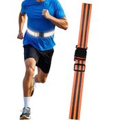 Cinture riflettenti elastiche - Cinghia di sicurezza visibile, materiale elasticizzato regolabile, riflettore luminoso per migliorare la consapevolezza notturna | Corridori ciclisti joggers