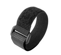 Cinture riutilizzabili in nylon con passante neroLacci regolabili | CordStrap multiuso for la disposizione dei cavi della scrivania domestica(5x80cm,20PCS)