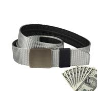 Cinture salvadanaio da viaggio, cintura salvadanaio di sicurezza - Cintura con tasca per contanti | Cintura di sicurezza per oggetti di valore, portafoglio antifurto Cashsafe, cintura