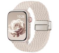 Cinturini Compatibile con Cinturino Apple Watch 49mm 46mm 45mm 44mm 42mm 41mm 40mm 38mm, Magnetico in Nylon Solo Loop per iWatch 10 9 8 7 6 5 4 3 2 1 SE Ultra, Cinturino Intrecciato Elastico