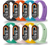 Cinturini Compatibili Con Xiaomi Mi Band 9 e Xiaomi Mi Band 8, Cinturini 8 Pezzi