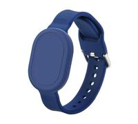 Cinturini Compatibili con Xiaomi Tag con Spillo, Custodia Protettiva in Silicone Impermeabile per Braccialetto GPS Sicuro Nascosto Carino per Bambini e Anziani (Blu)
