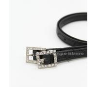 Cinturini Equestro per speroni con fibbia decorata Spur Straps Strass
