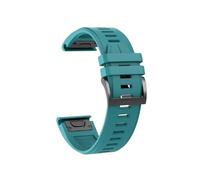 Cinturini For Orologi QuickFit Adatti For Garmin Descent G1 Solar/Epix Gen 2/Instinct 2/Forerunner 945/Approach S62 S60 Cinturino In Silicone(Blue green,QuickFit 26mm)