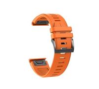 Cinturini For Orologi QuickFit Adatti For Garmin Descent G1 Solar/Epix Gen 2/Instinct 2/Forerunner 945/Approach S62 S60 Cinturino In Silicone(Orange,QuickFit 26mm)