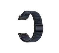 CINTURINO INF Cinturini Garmin Fenix 8/567X Pro - in nylon traspirante a sgancio rapido Blu-nero, Nylon