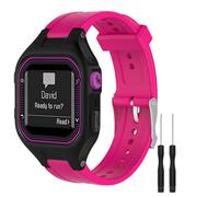 Cinturini GVFM compatibili con Garmin Forerunner 25 Cinturino di ricambio in silicone morbido per orologio da corsa GPS Garmin Forerunner 25 (S-Ro