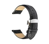 Cinturini orologi Genuine Leather Strap 18mm 19mm 20mm 21mm 22mm 24mm vigilanza della cinghia di ricambio, 19mm