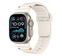 Cinturini Silicone per Cinturino Apple Watch 44mm 40mm 46mm 42mm 41mm 45mm 38mm 49mm iWatch Band Donna Uomo,Braccialetto Morbido Sportivo Apfelband per Apple Watch SE/2 Serie 10 9 8 7 6 5 4 3 Ultra/2