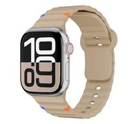 Cinturini Silicone per Cinturino Apple Watch 44mm 40mm 46mm 42mm 41mm 45mm 38mm 49mm iWatch Band Donna Uomo,Braccialetto Morbido Sportivo Apfelband per Apple Watch SE/2 Serie 10 9 8 7 6 5 4 3 Ultra/2