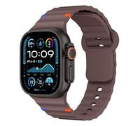Cinturini Silicone per Cinturino Apple Watch 44mm 40mm 46mm 42mm 41mm 45mm 38mm 49mm iWatch Band Donna Uomo,Braccialetto Morbido Sportivo Apfelband per Apple Watch SE/2 Serie 10 9 8 7 6 5 4 3 Ultra/2