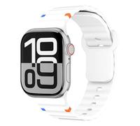 Cinturini Silicone per Cinturino Apple Watch 44mm 40mm 46mm 42mm 41mm 45mm 38mm 49mm iWatch Band Donna Uomo,Braccialetto Morbido Sportivo Apfelband per Apple Watch SE/2 Serie 10 9 8 7 6 5 4 3 Ultra/2