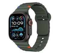 Cinturini Silicone per Cinturino Apple Watch 44mm 40mm 46mm 42mm 41mm 45mm 38mm 49mm iWatch Band Donna Uomo,Braccialetto Morbido Sportivo Apfelband per Apple Watch SE/2 Serie 10 9 8 7 6 5 4 3 Ultra/2