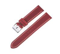 NEFLUM Cinturini universali per orologi da uomo in pelle vintage 18 mm 20 mm 22 mm bracciale con sgancio rapido per orologi,Rosso,20mm