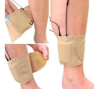 Cinturini URSA Cinturini alla Caviglia URSA: Cinturini per trasmettitori a Basso Profilo, Morbidi, Elastici e Traspiranti per Suoni di Posizione, teatro, riprese di Matrimoni e Altro (Beige, Cavigl