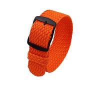 Cinturino 18/20/22mm in nylon Sostituzione cinghia della cinghia del cinturino con nero/argento spazzolato Buckle, 20mm