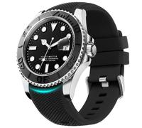 Cinturino 22mm 20mm 24mm per Orologio Cinturini Silicone Curvo Cinturino Nero