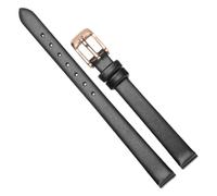 Cinturino 6mm-22mm Accessori per catena per orologio in vera pelle da donna sottile morbida ultra sottile in pelle di vacchetta, Colore 1, 11mm