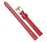 Cinturino 6mm-22mm Accessori per catena per orologio in vera pelle da donna sottile morbida ultra sottile in pelle di vacchetta, Colore 3, 8mm