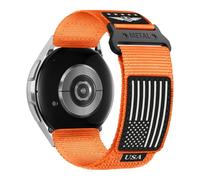 Cinturino a sgancio rapido da 20 mm per Samsung Galaxy Watch 7 6 5 4 FE Band 44 mm 40 mm/Watch 6 4 Classic 47 mm 43 mm 42 mm 46 mm/5 Pro 45 mm/3 41 mm/Active 2 da uomo, cinturino in tessuto di nylon