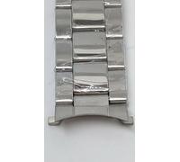 CINTURINO ACCIAIO OYSTER ATTACCO CURVO mm13-15-17-18-20-22-24 CLASP FLIP-LOCK