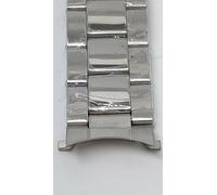 CINTURINO ACCIAIO OYSTER ATTACCO CURVO mm13-15-17-18-20-22-24 CLASP FLIP-LOCK