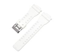Cinturino Adatto For Casio G-Shock GA-100/110/120/140/200/400/700 800 GD-100/110/120 G-8900 GLS-100 Sostitutivo In Resina Di Silicone Da 16 Mm(White)