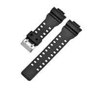 Cinturino Adatto For Casio G-Shock GA-100/110/120/140/200/400/700 800 GD-100/110/120 G-8900 GLS-100 Sostitutivo In Resina Di Silicone Da 16 Mm(Black matte)