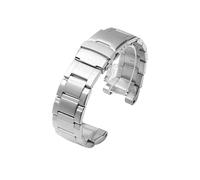 Cinturino adatto for Casio/G-Shock GST-W300/400G/B100/S310/S120/S110/W110 Acciaio inossidabile Metallo Uomo Argento Nero Cinturino Bracciale Catena(Silver)