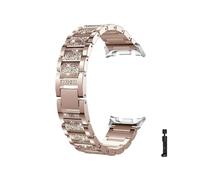 Cinturino alla moda Bling for Samsung Galaxy Watch 8/8classic 46mm, cinturino in metallo for Samsung Ultra 2025/7 47mm, bracciale da donna accessori(RPS,For galaxy 7 ultra)