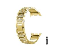 Cinturino alla moda Bling for Samsung Galaxy Watch 8/8classic 46mm, cinturino in metallo for Samsung Ultra 2025/7 47mm, bracciale da donna accessori(GG,For Galaxy 8 Classic 46MM)