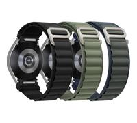 Cinturino Alpine Loop per Samsung Galaxy Watch 7/6/5/4/FE 40mm 44mm/Watch 6 Classic 47mm 43mm/4 Classic 46mm 42mm/5 Pro 45mm Uomo,20mm One Click G-Hook Rugged Nylon Sportivo Cinturini,3 Pezzi