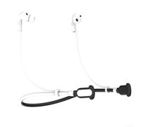 Cinturino anti-smarrimento in silicone per Pro 2a e 3a generazione, progettato per mantenere la posizione degli auricolari durante il movimento o il pendolarismo, colore: bianco