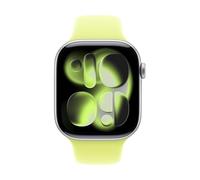 Cinturino Apple MFGW4ZM/A Sport Band M/L Giallo Neon Fluoroelastomero