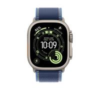 49mm Blue/Bright Blue Trail Loop - S/M - Natural Titanium Finish