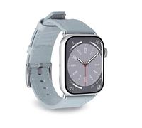 Cinturino Apple Watch SE, 38-40-41mm PURO E-Classic Azzuro, Ecopelle