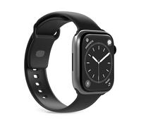 Cinturino Apple Watch SE, 38-40-41mm PURO Icon Nero, Silicone