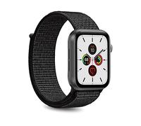 Cinturino Apple Watch SE, 38-40-41mm PURO Sport Nero, Tessuto