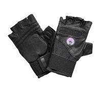 Cinturino assicurato guanti Fusion Style - Guanti con imbottitura in gel, guanti da allenamento con supporto per polso, yoga, allenamento per la forza Gloves, guanti da sollevamento pesi, in, Black