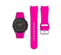Cinturino (Barbie) per Samsung Galaxy Watch 4 Classic 46mm 42mm Smartwatch Silicone Ridge Sport Bracciale