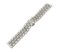 Cinturino braccialetto acciaio LUXURY STEEL 20mm per orologi e smartwatch LXS0