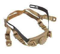 Cinturino Casco Tattico, Cinturino Sottogola Regolabile, Sistema Sospensione Interna per Caschi Tattici Softair Veloci(Brown)