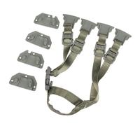 Cinturino Casco Tattico Veloce, Cinturino Sottogola Regolabile, Cintura per Casco, Caccia Tiro Accessori per Caschi Militari Softair(Gray)