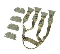 Cinturino Casco Tattico Veloce, Cinturino Sottogola Regolabile, Cintura per Casco, Caccia Tiro Accessori per Caschi Militari Softair(Green)