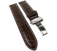 Cinturino Casio Collection 20Mm | Pelle Marrone Croco Pragüng BEM-507