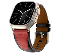 Cinturino classico in pelle patchwork per Apple Watch Ultra 2 49 mm, compatibile con iWatch Serie 10-1, disponibile in 49 mm, 46 mm, 45 mm, 44 mm, 42 mm