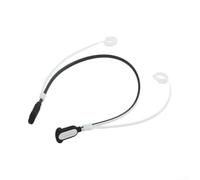 Cinturino Collo Leggero per Bose QC Earbuds 2024 Nero(Black White) | Materiale silicone per premium, all'usura, protezione quotidiana affidabile, design durevole